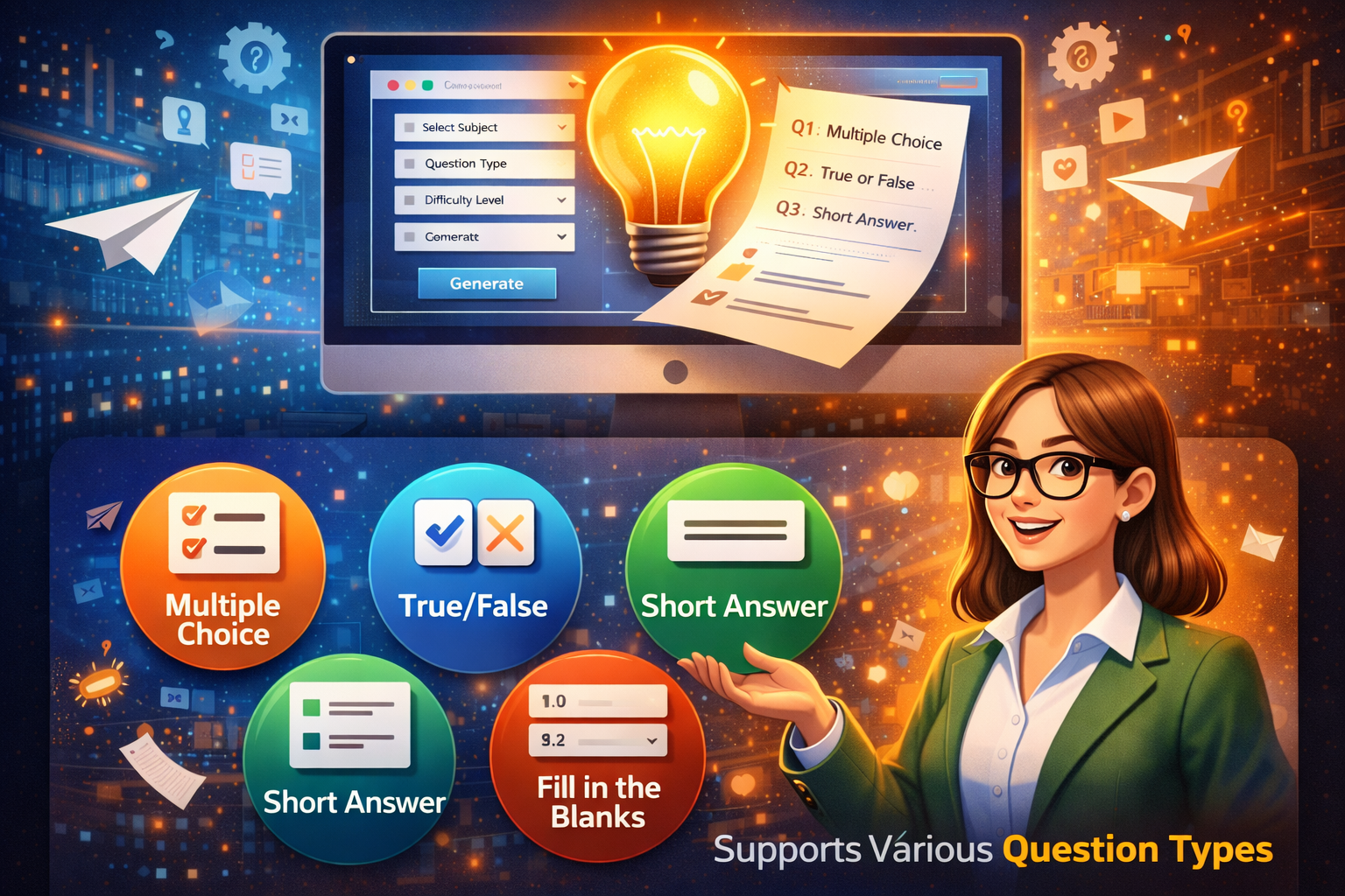 Question Paper Generator Hero Image